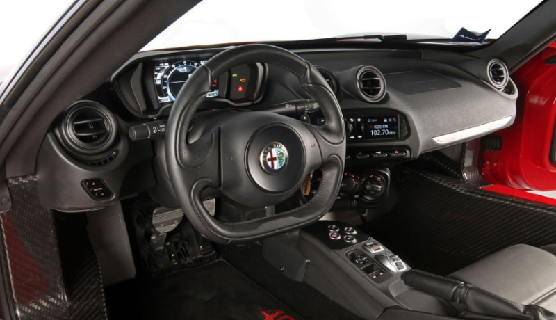 Alfa Romeo 4C. Interior.